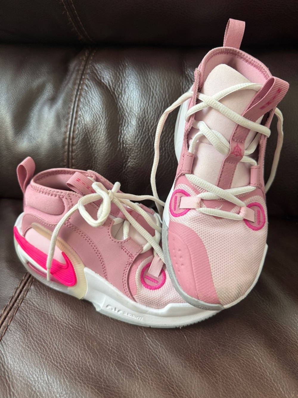 Nike Kids Pink & Hot Pink High-Top Sneakers